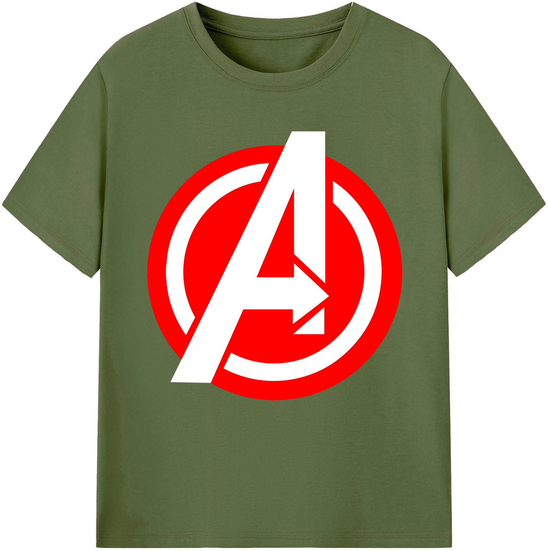 （画像用） アベンジャーズ The Avengers 綿100％半袖Tシャツ（フロントプリント）